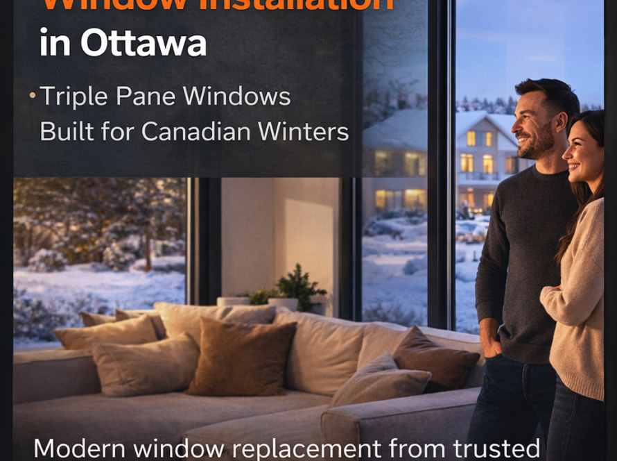 Window replacement Ottawa triple pane windows installation for energy efficient homes in 2026