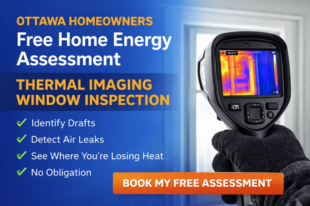 thermal imaging inspection Kanata windows heat loss detection near residential homes