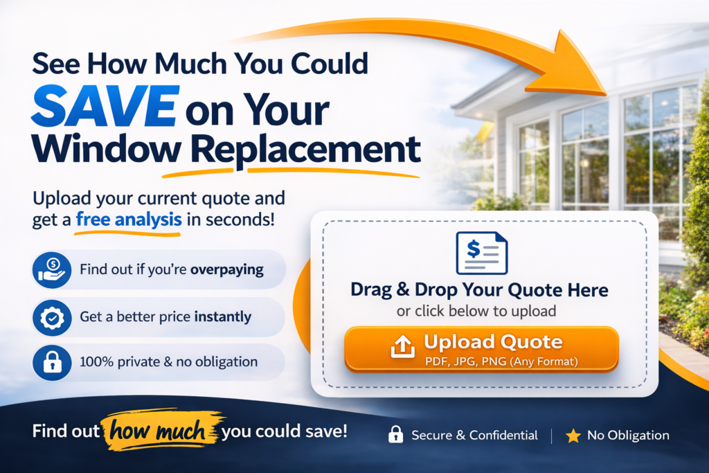 Upload your window quote for analysis and see how much you could save on window replacement in Ottawa