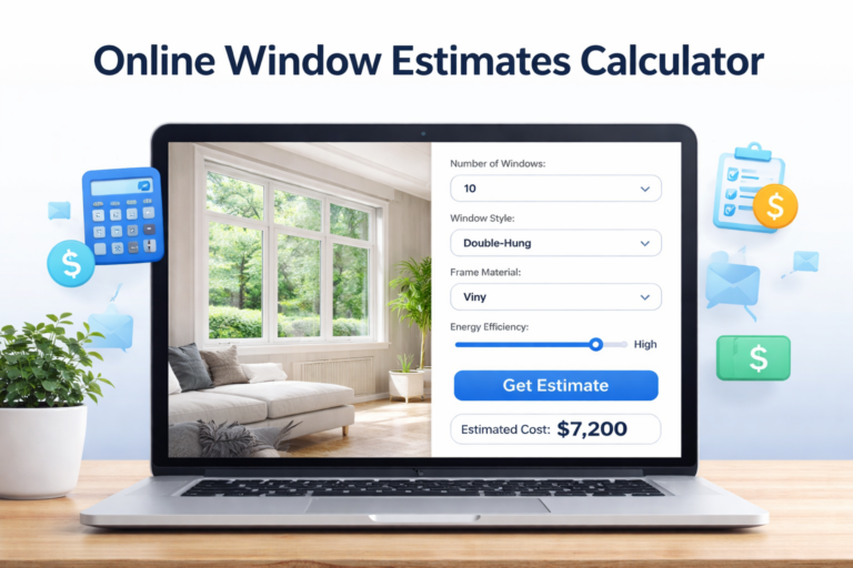 Online window replacement cost calculator Ottawa free window estimate tool