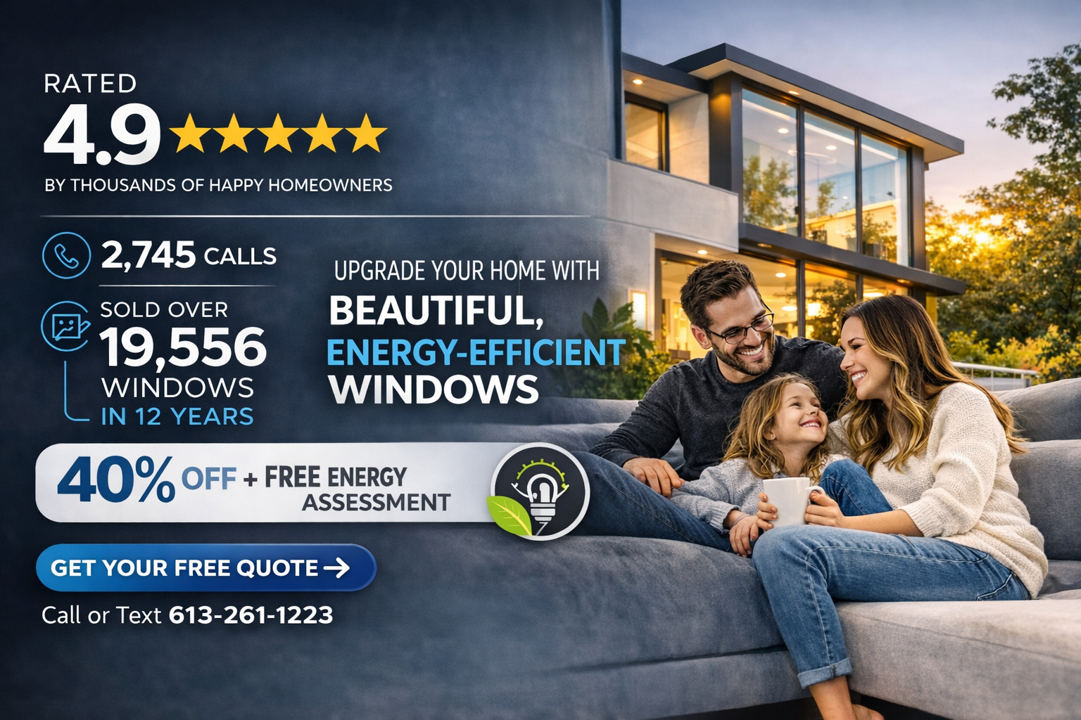 Ottawa energy efficient window replacement 40 percent off free window quote